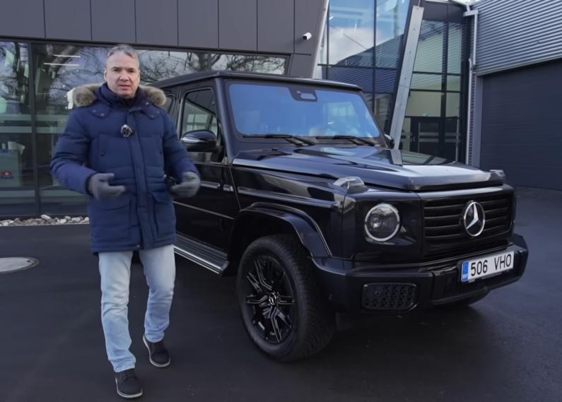 Elektriskās Mercedes-Benz G klases pirmais brauciens